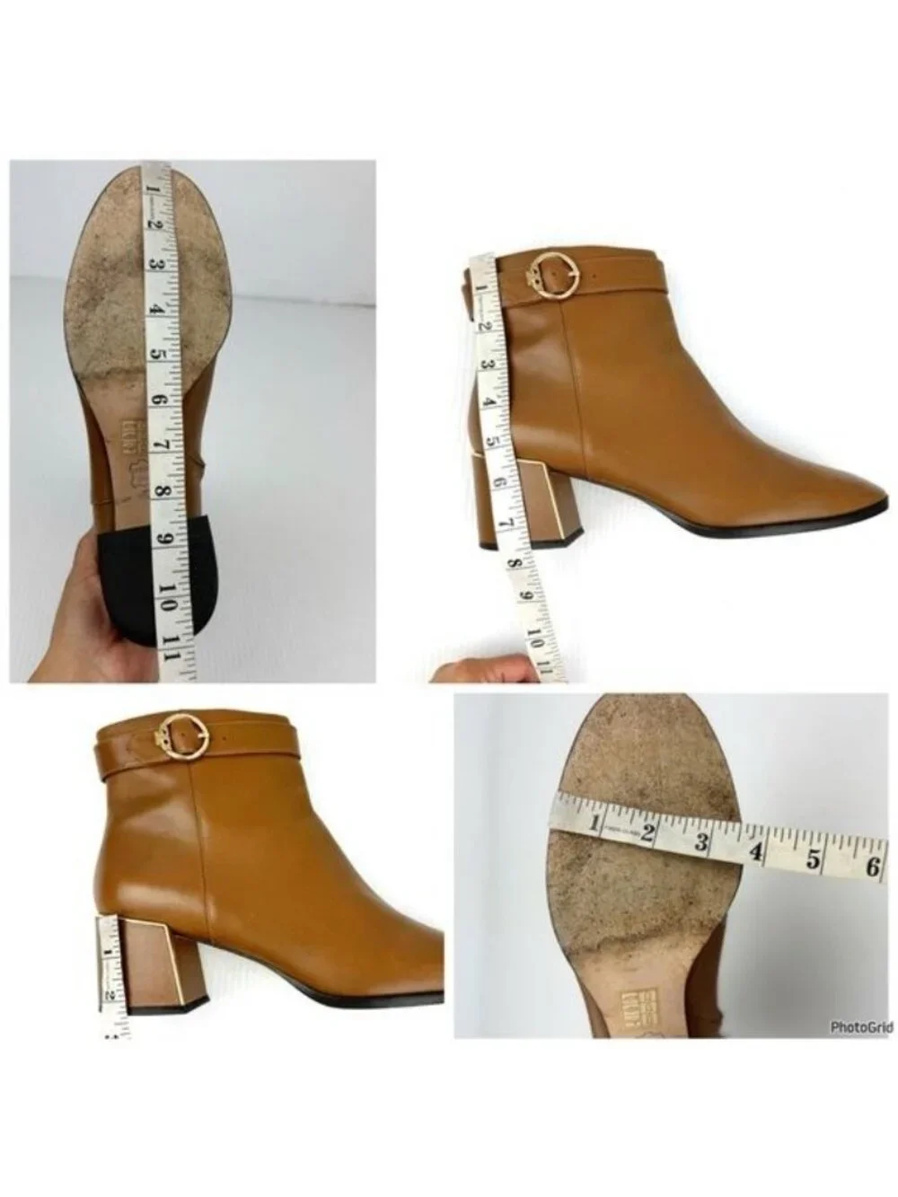 Tory Burch Sofia 60mm ankle heeled  Booties Festival brown Size 11